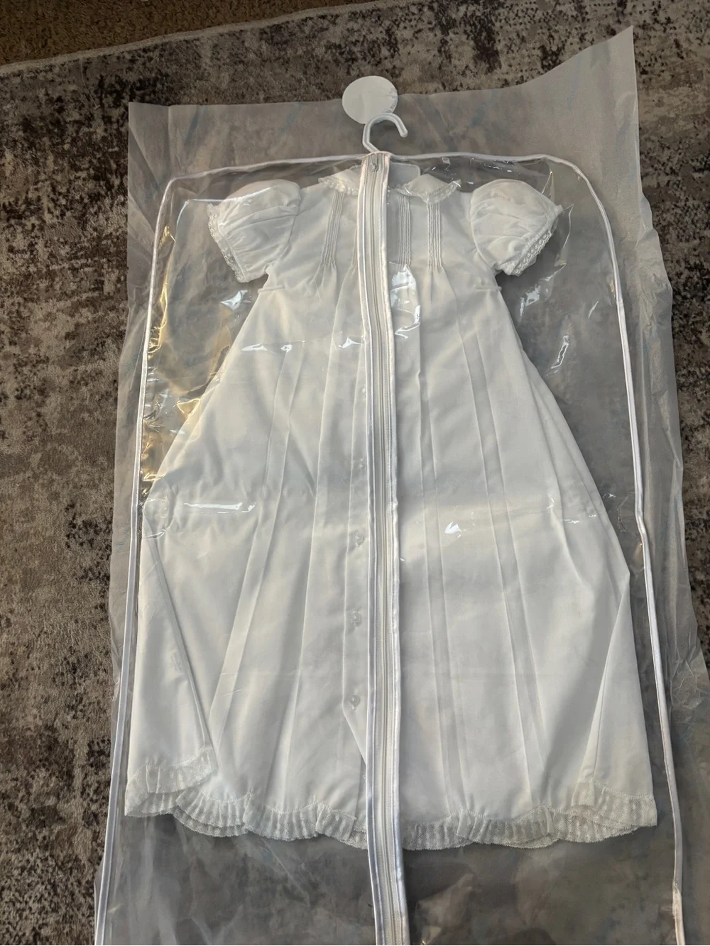 Feltman Brothers White Christening Baptism Gown 3M NWT